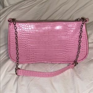 Pink Crocodile Purse!